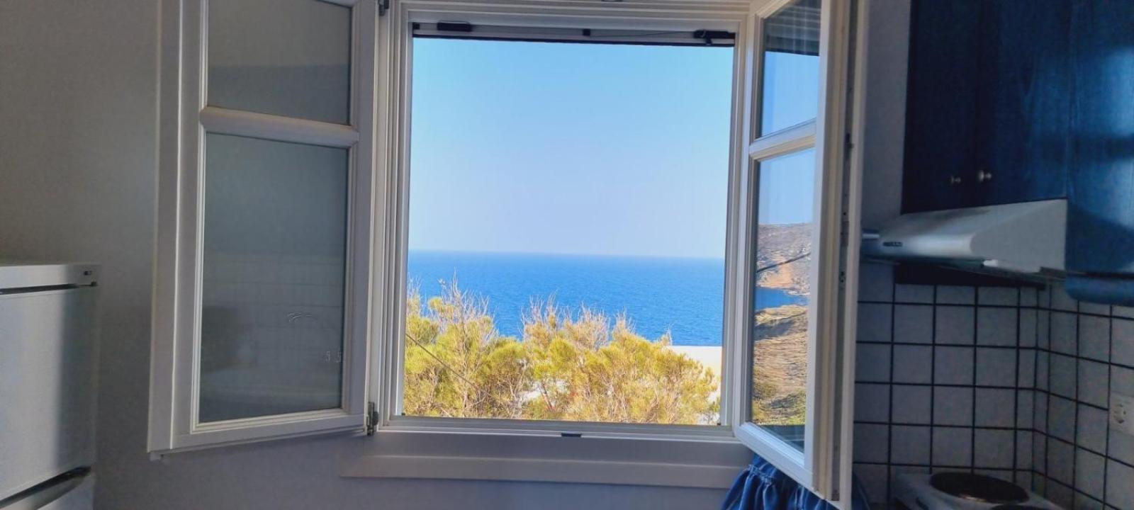 Syros Apartments Suites Chryssonisos Kini Buitenkant foto